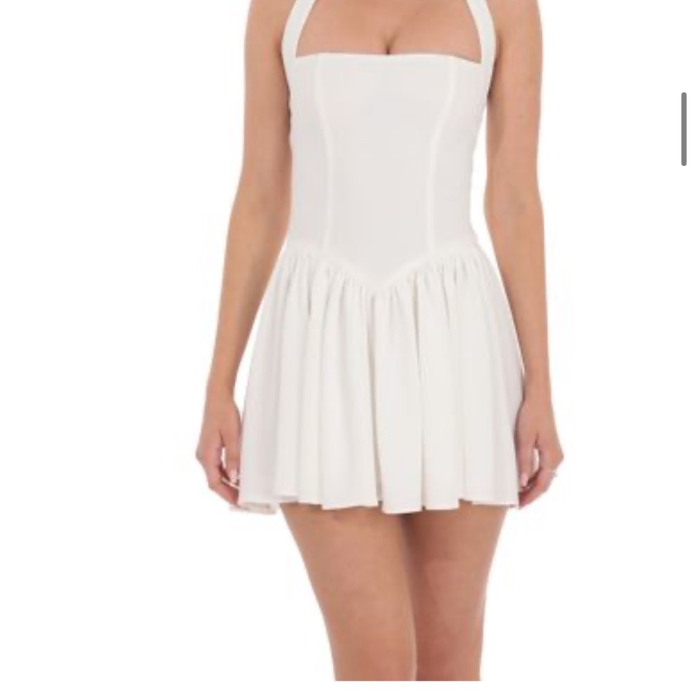 Lucy in the Sky White Mini Dress